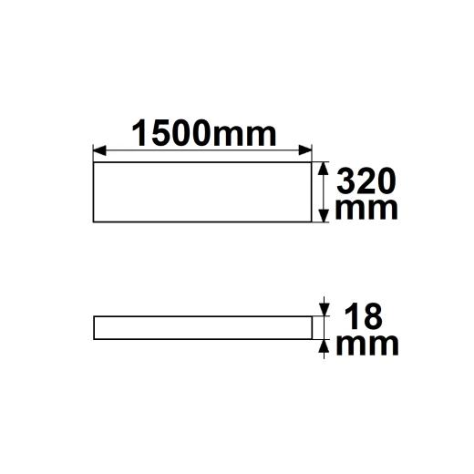 Infrarot-Panel PREMIUM Professional 400, 320x1500mm, 380W