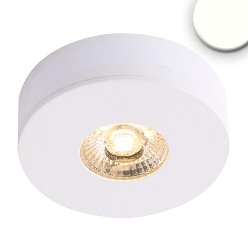 LED recessed and under-cabinet light MiniAMP white, 3W, 24V DC, neutral white, dimmable