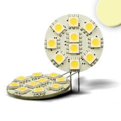 G4 LED 10SMD, 2W, warm white, pin on side