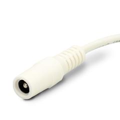 Connecting cable with round plug FEMALE 1.5m white