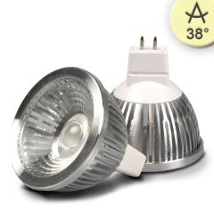 MR16 LED spotlight 5.5W COB, 38°, warm white, dimmable