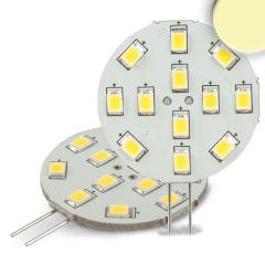 G4 LED 12SMD, 2W, warm white, pin on side
