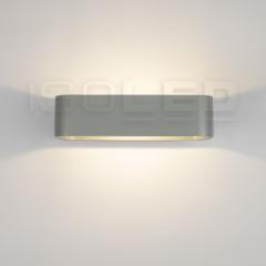 LED Wandleuchte Up&Down 1x7W CREE, IP54, silbergrau, warmweiß