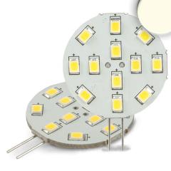 G4 LED 12SMD, 2W, neutral white, pin on side