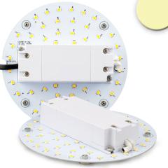 LED retrofit circuit board 130mm, 9W, with magnet, warm white
