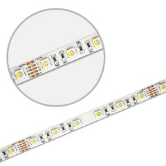 LED SIL RGB+KW Flexband, 24V DC, 19W, IP20, 4in1 Chip, 5m Rolle, 60 LED/m