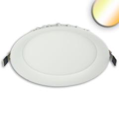 LED Downlight, 24W, ultraflach, ColorSwitch 2600|3100|4000K, dimmbar