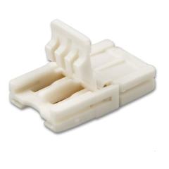 Clip connector for 4 pole IP20 flex stripes with width 10mm, pitch spacing >8mm
