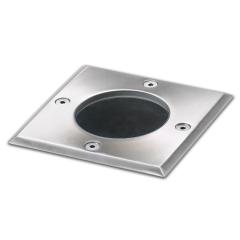 Inground light for GU10 spots, square, IP67, excl. illuminant