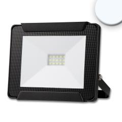 LED floodlight 10W, cold white, black, IP65
