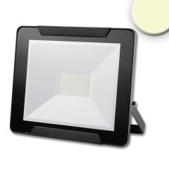 LED floodlight 50W, warm white, black, IP65