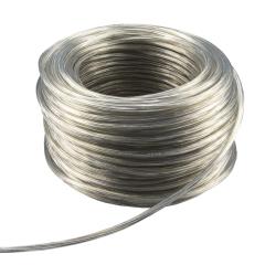 Cable 50m roll 3-pole 0.75mm² H03VV-F PVC sheath transparent AWG18