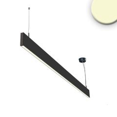 LED pendant lamp Linear Up+Down 600, 25W, linear-connectable, black, warm white