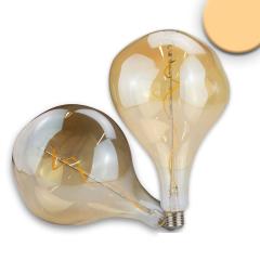 E27 Vintage Line LED Dekobirne 165, 4W ultrawarmweiß, Glas amber, dimmbar