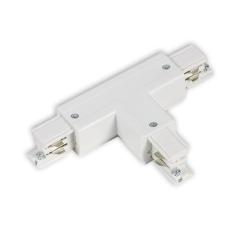 3-PH S1 T-connector N-conductor right, protective conductor left, white