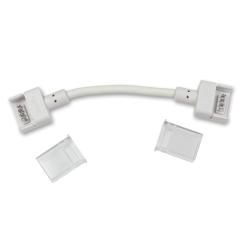 Kontakt-Verbinder mit Kabel (max. 5A) O1-412 für 4-pol. IP68 Flexstripes mit Breite 12mm, Pitch >8mm