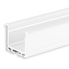 LED Einbauprofil DIVE24 Aluminium weiß RAL 9010, 200cm