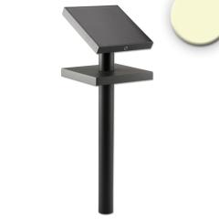 LED solar path/garden light with brightness sensor, 1,3 W, IP54, warm white, with battery, incl. spike