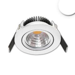 LED downlight 68 MiniAMP alu brushed 5W, 24V DC, neutral white 4000k, dimmable