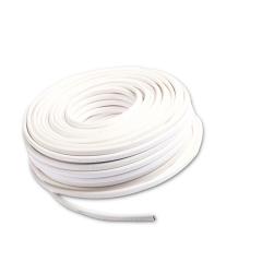 Cable 25m roll 2-pole 0.75mm² H03VVH2-F PVC jacket white, VDE halogen free, AWG18