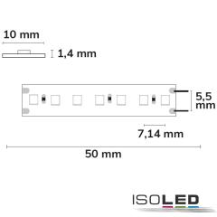LED CRI Food Flexband Bread, 24V DC, 14,4W, IP54 Nano beschichtet, 5m Rolle, 140 LED/m