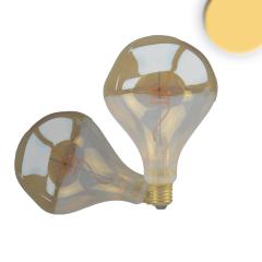 E27 Vintage Line LED Roundbulb A125 irregular, amber 4W 2200K