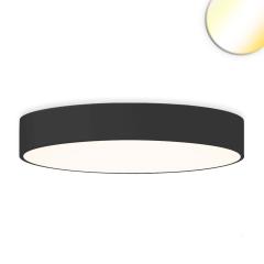 LED ceiling light, DIA 80cm, black, 105W, ColorSwitch 3000|3500|4000K, dimmable