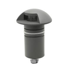 LED Bodeneinbaustrahler, rund 1SIDE 60mm, schwarz, 12-24V, IP67, 3W, 60°, warmweiß